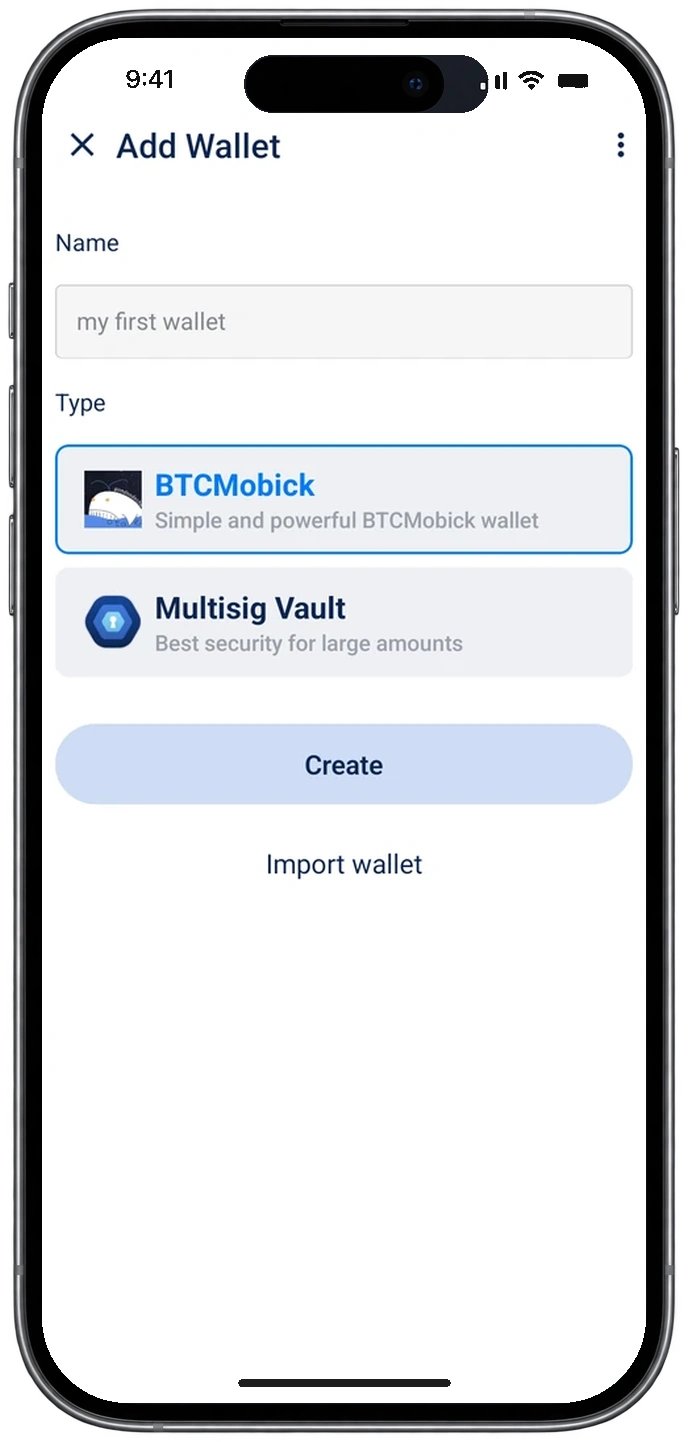 App screen